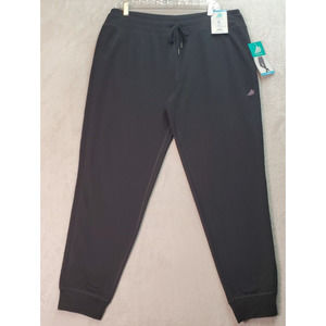 2bfree Joggers Pants Womens XL Black Polyester Pockets Elastic‎ Waist Drawstring